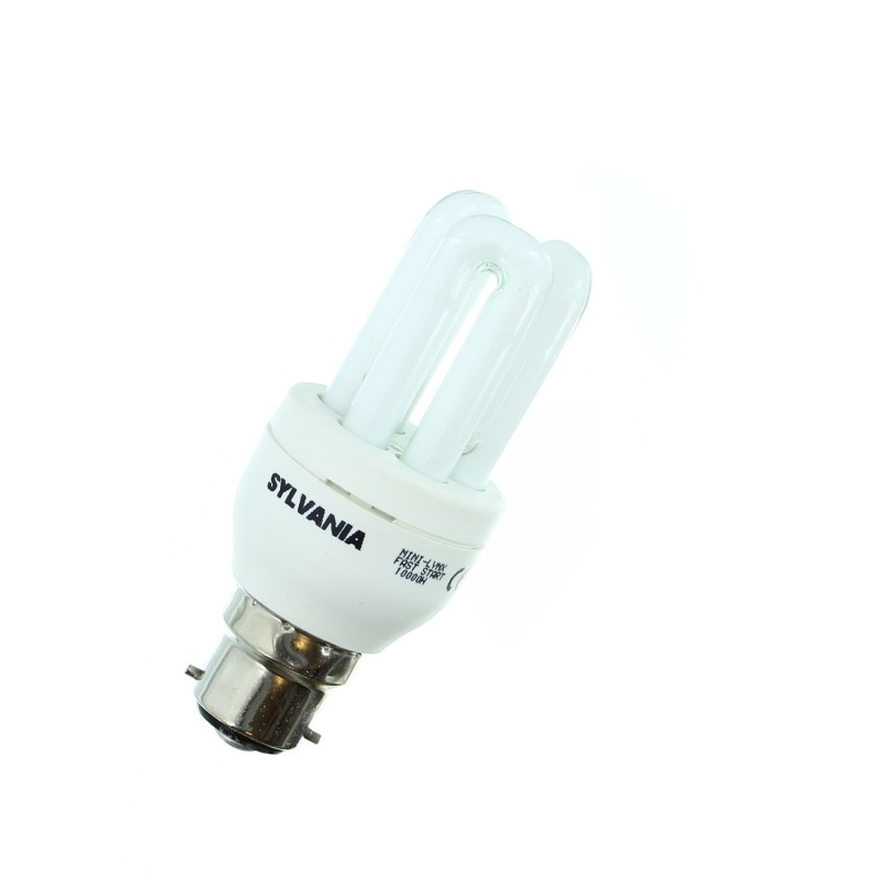 Ampoule 8W 2700K B22 Basse consommation FAST START