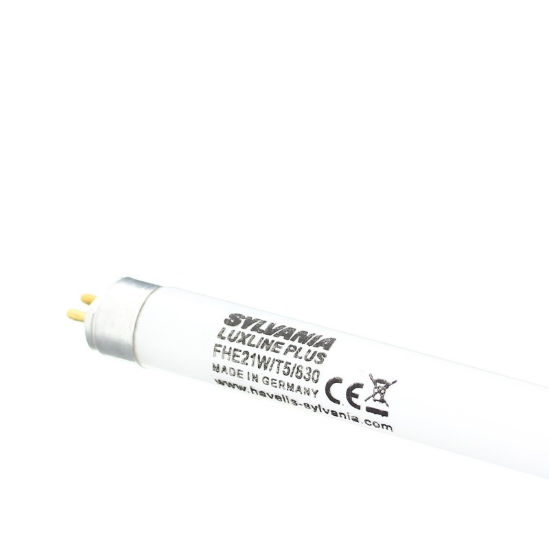 Tube fluorescent 21W 3000K Blanc chaud 849mm diamètre 16mm