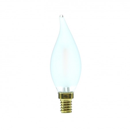 Ampoule Led 3.5W 2200K E14 Forme coup de vent dépolie - Segula Vintage Line