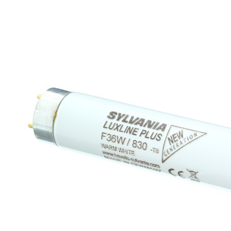 Tube fluorescent 36W 3000K 1200mm Ø26mm