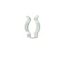 Clips en acier nickelé 37SVD pour tube de diamètre 26mm