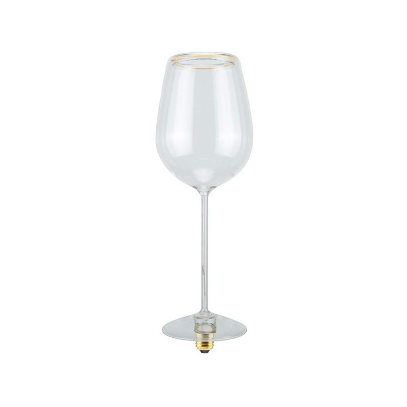 Ampoule Led déco 5W E27 2200K Forme Verre à vin rouge