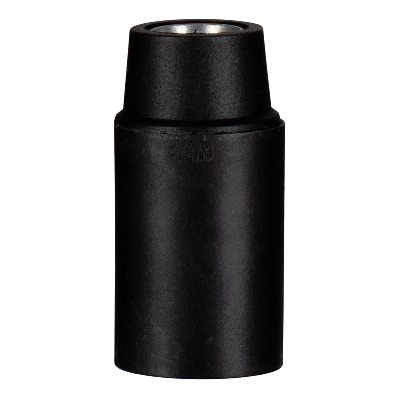 Douille E14 Thermoplastique Noir