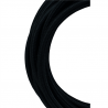 Cordon textile 3x0.75mm² 3m noir