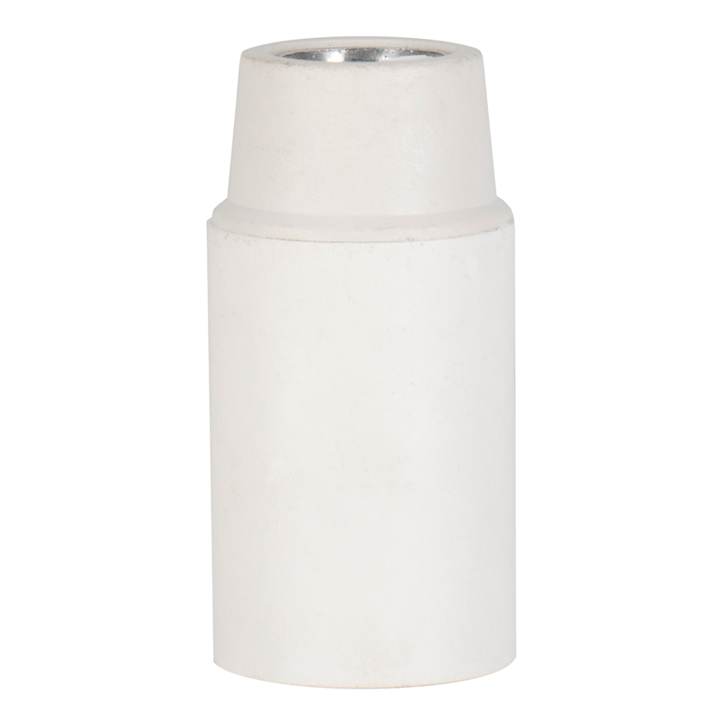 Douille E14 Thermoplastique Blanc