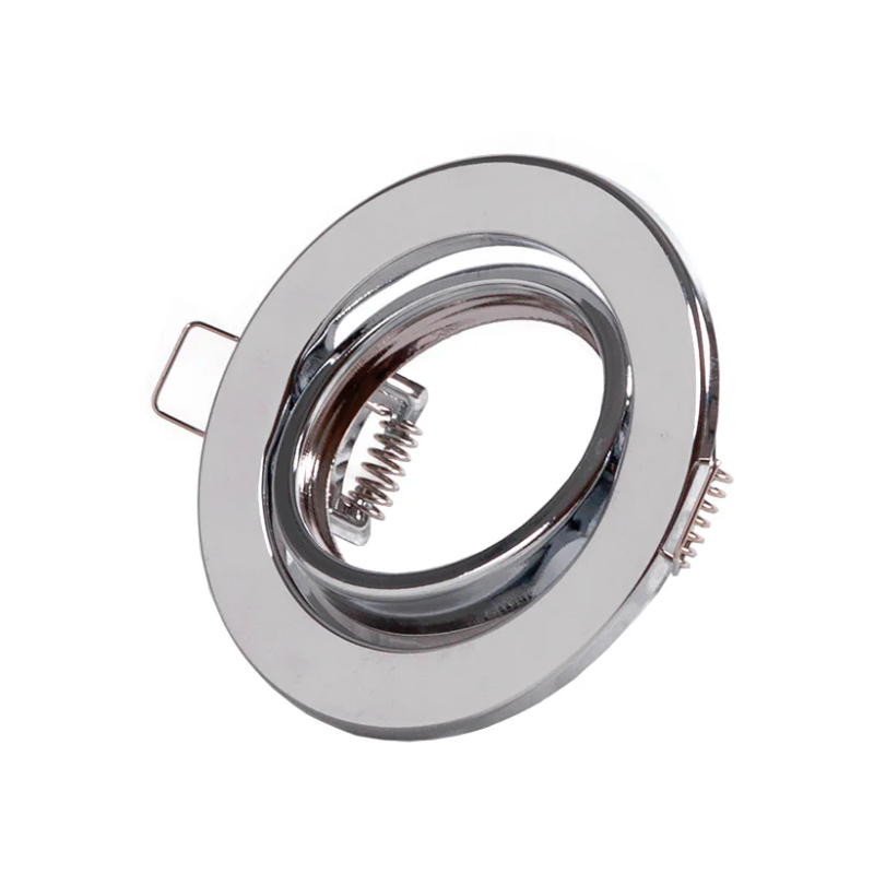 Anneau encastré Rond Chrome "Vepa" Acier 90mm