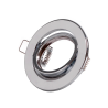Anneau encastré Rond Chrome "Vepa" Acier 90mm