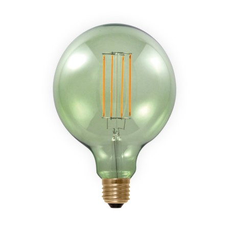 Ampoule led 6W 2000K E27 Forme globe 125mm verre fumé vert - Segula Design Line